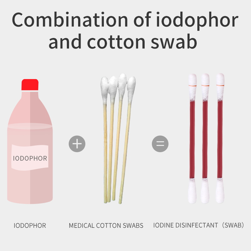 Medical Iodophor Cotton Swab,Medical Product