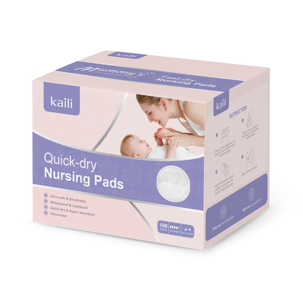 Kaili Wholesale Disposable Breastfeeding Pads Nursing Pads 100 PCS 0.15